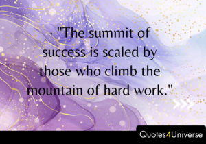 Inspirational Quotes About Success And Hard Work.