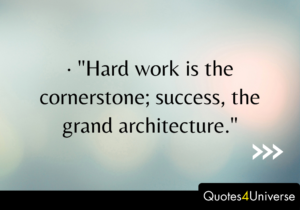 Inspirational Quotes About Success And Hard Work.