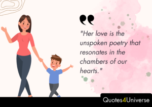 QUOTE ABOUT A MOTHER'S LOVE