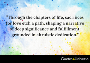 Quotes About Love Sacrifice