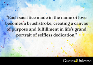 Quotes About Love Sacrifice