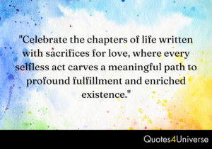 Quotes About Love Sacrifice